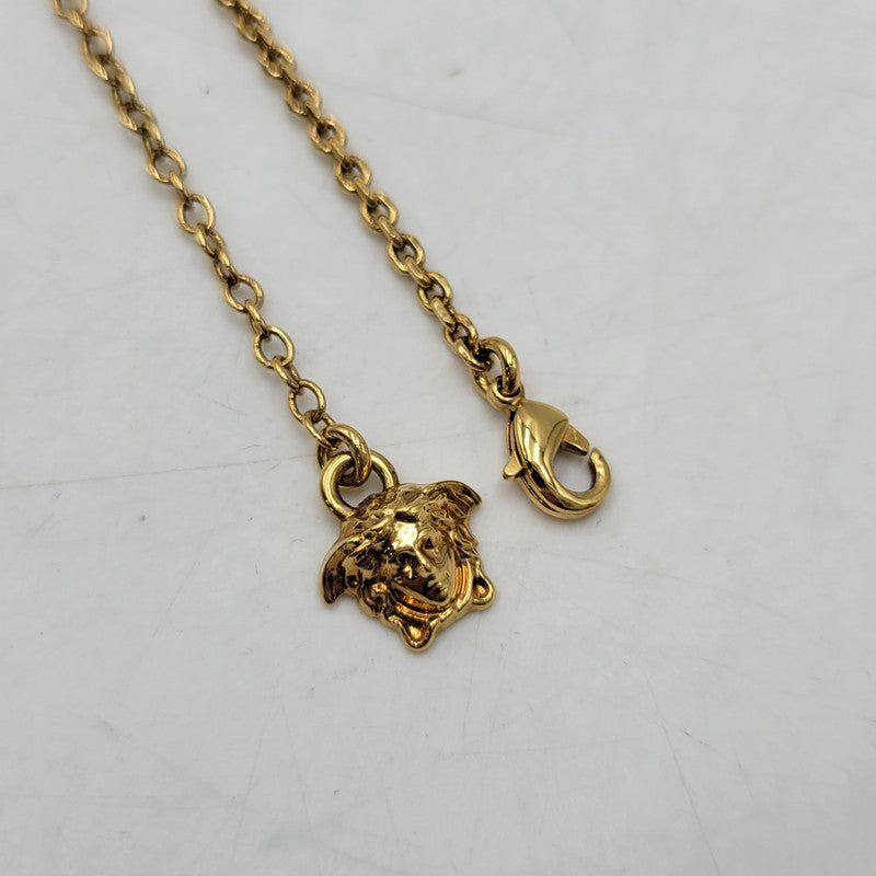 【中古品】【メンズ/レディース】 VERSACE ヴェルサーチ MEDUSA MOTIF NECKLACE メデューサ モチーフ ネックレス アクセサリー 192-260818-cs-19-izu カラー：ゴールド 万代Net店