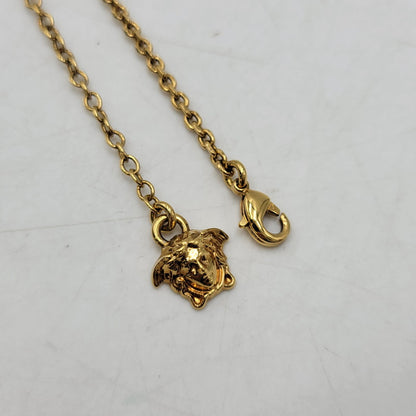 【中古品】【メンズ/レディース】 VERSACE ヴェルサーチ MEDUSA MOTIF NECKLACE メデューサ モチーフ ネックレス アクセサリー 192-260818-cs-19-izu カラー：ゴールド 万代Net店