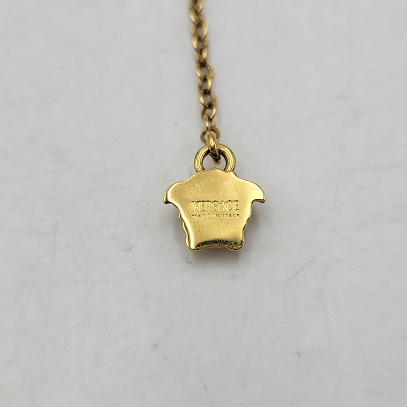 【中古品】【メンズ/レディース】 VERSACE ヴェルサーチ MEDUSA MOTIF NECKLACE メデューサ モチーフ ネックレス アクセサリー 192-260818-cs-19-izu カラー：ゴールド 万代Net店