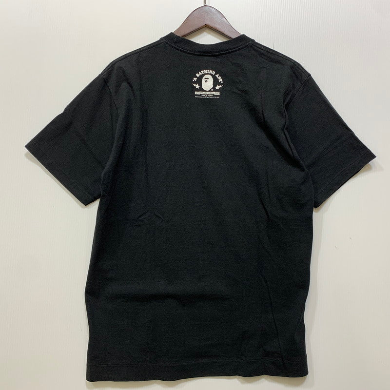 【中古品】【メンズ】 A BATHING APE アベイシングエイプ BABY MILO TEE ベイビー マイロ Tシャツ トップス 半袖 142-260828-cs-03-izu サイズ：M カラー：ブラック 万代Net店