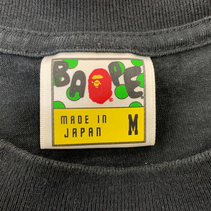 【中古品】【メンズ】 A BATHING APE アベイシングエイプ BABY MILO TEE ベイビー マイロ Tシャツ トップス 半袖 142-260828-cs-03-izu サイズ：M カラー：ブラック 万代Net店