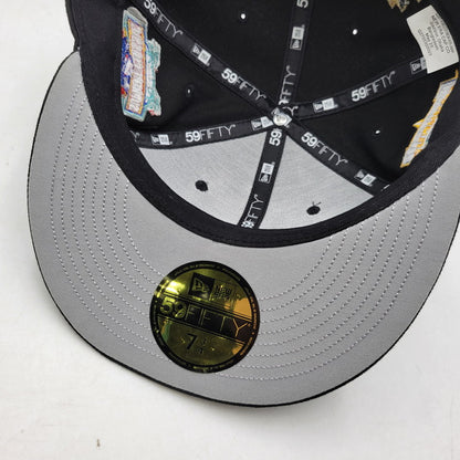 【中古品】【メンズ/レディース】 SUPREME シュプリーム× NEW ERA ニューエラ 23FW CHAMPIONSHIPS BOX LOGO CAP チャンピオンシップ ボックス ロゴ キャップ 帽子 185-260818-cs-13-izu サイズ：7 3/4(61.5cm) カラー：ブラック 万代Net店