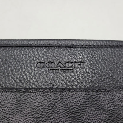 【中古品】【メンズ/レディース】 COACH コーチ CAT78 サリバン クロスボディ バッグ・シグネチャー キャンバス カバン 鞄 188-260818-cs-22-izu カラー：ブラック 万代Net店