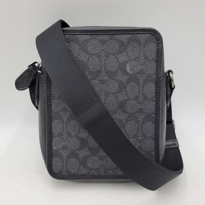 【中古品】【メンズ/レディース】 COACH コーチ CAT78 サリバン クロスボディ バッグ・シグネチャー キャンバス カバン 鞄 188-260818-cs-22-izu カラー：ブラック 万代Net店