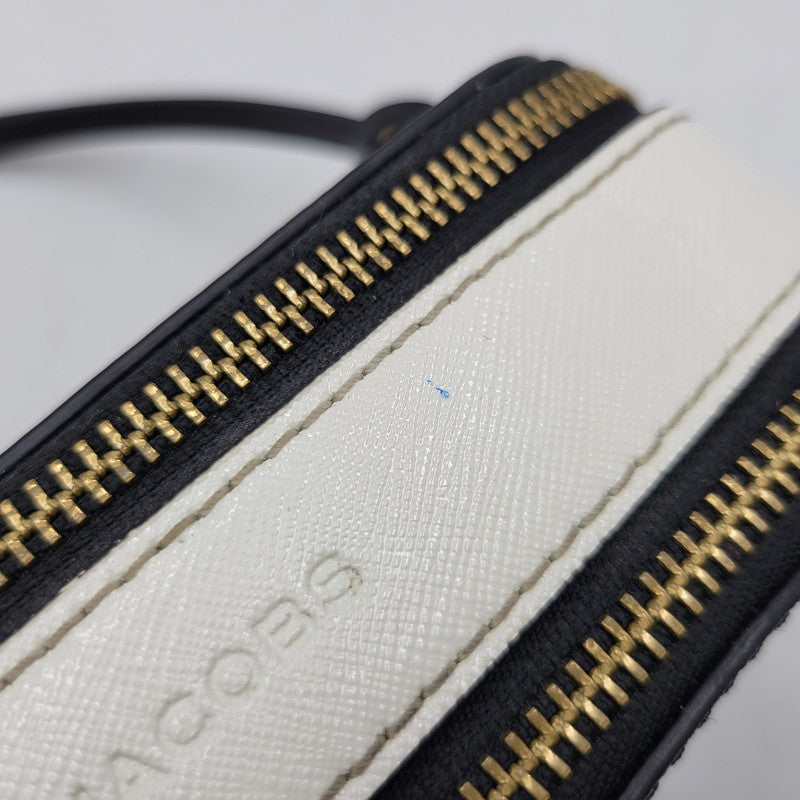 【中古品】【レディース】 MARC JACOBS マークジェイコブス 2S3HCR500H03 THE COLORBLOCK SNAPSHOT カラーブロック スナップショット カバン 鞄 188-260818-cs-24-izu カラー：ブラック×ホワイト 万代Net店
