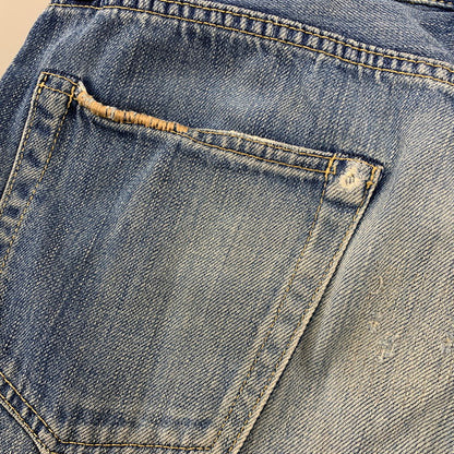 【中古品】【レディース】 HYSTERIC GLAMOUR ヒステリックグラマー STUDS DENIM PANTS スタッズ デニム パンツ ボトムス ズボン 168-260818-cs-09-izu サイズ：XS カラー：インディゴ 万代Net店
