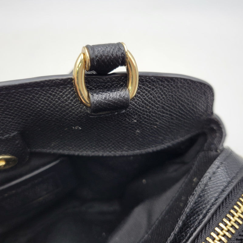【中古品】【レディース】 COACH コーチ 91146 MINI LILLIE CARRYALL 2WAY SHOULDER BAG ミニ リリー キャリーオール ツーウェイ ショルダー バッグ カバン 鞄 180-260818-cs-23-izu カラー：ブラック 万代Net店