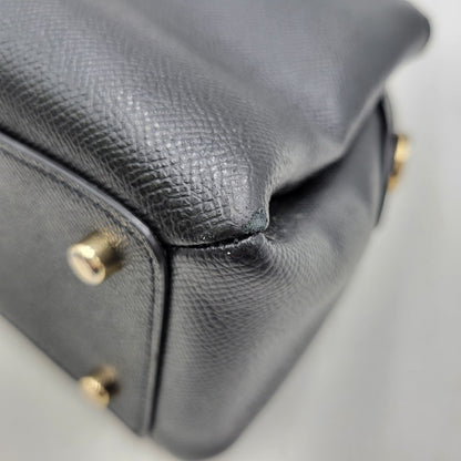 【中古品】【レディース】 COACH コーチ 91146 MINI LILLIE CARRYALL 2WAY SHOULDER BAG ミニ リリー キャリーオール ツーウェイ ショルダー バッグ カバン 鞄 180-260818-cs-23-izu カラー：ブラック 万代Net店