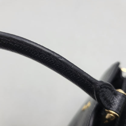 【中古品】【レディース】 COACH コーチ 91146 MINI LILLIE CARRYALL 2WAY SHOULDER BAG ミニ リリー キャリーオール ツーウェイ ショルダー バッグ カバン 鞄 180-260818-cs-23-izu カラー：ブラック 万代Net店