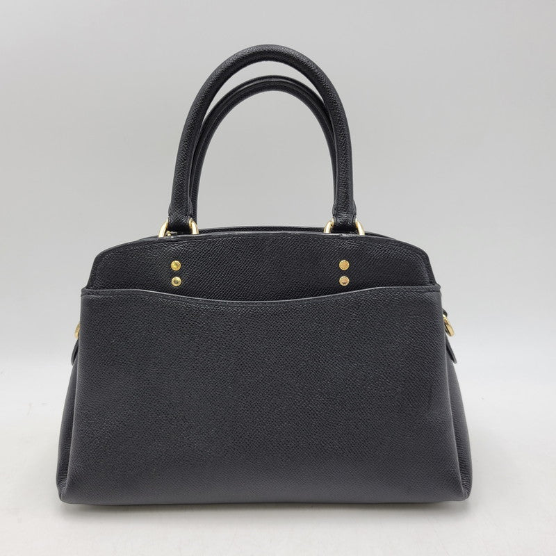 【中古品】【レディース】 COACH コーチ 91146 MINI LILLIE CARRYALL 2WAY SHOULDER BAG ミニ リリー キャリーオール ツーウェイ ショルダー バッグ カバン 鞄 180-260818-cs-23-izu カラー：ブラック 万代Net店