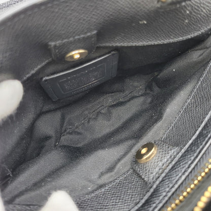 【中古品】【レディース】 COACH コーチ 91146 MINI LILLIE CARRYALL 2WAY SHOULDER BAG ミニ リリー キャリーオール ツーウェイ ショルダー バッグ カバン 鞄 180-260818-cs-23-izu カラー：ブラック 万代Net店