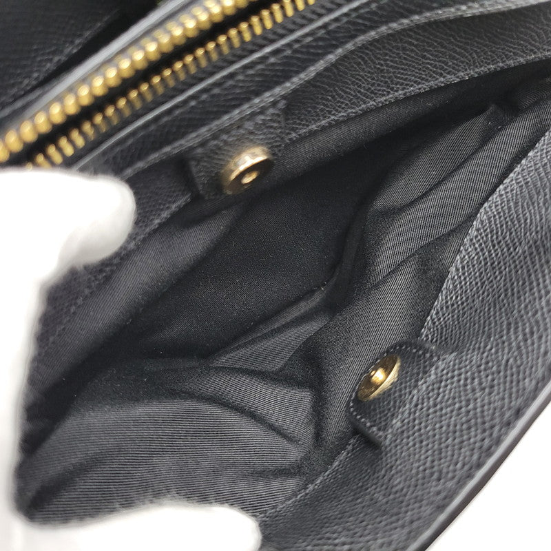 【中古品】【レディース】 COACH コーチ 91146 MINI LILLIE CARRYALL 2WAY SHOULDER BAG ミニ リリー キャリーオール ツーウェイ ショルダー バッグ カバン 鞄 180-260818-cs-23-izu カラー：ブラック 万代Net店
