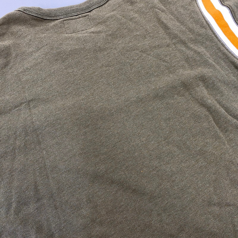 【中古品】【メンズ】 STUSSY ステューシー FOOTBALL TEE フットボール Tシャツ 142-260818-as-04-izu サイズ：L カラー：オリーブ 万代Net店