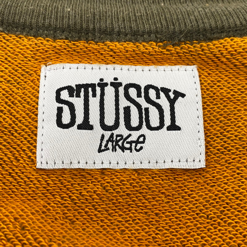 【中古品】【メンズ】 STUSSY ステューシー FOOTBALL TEE フットボール Tシャツ 142-260818-as-04-izu サイズ：L カラー：オリーブ 万代Net店