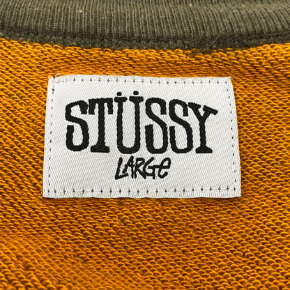 【中古品】【メンズ】 STUSSY ステューシー FOOTBALL TEE フットボール Tシャツ 142-260818-as-04-izu サイズ：L カラー：オリーブ 万代Net店
