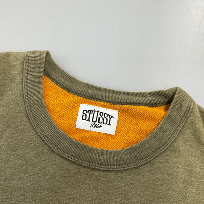 【中古品】【メンズ】 STUSSY ステューシー FOOTBALL TEE フットボール Tシャツ 142-260818-as-04-izu サイズ：L カラー：オリーブ 万代Net店