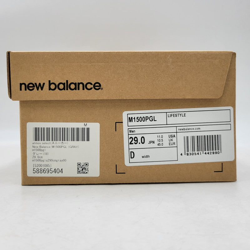 【中古品】【メンズ】 NEW BALANCE ニューバランス M1500PGL スニーカー シューズ 靴 162-260819-ay-04-izu サイズ：29cm カラー：グレー 万代Net店