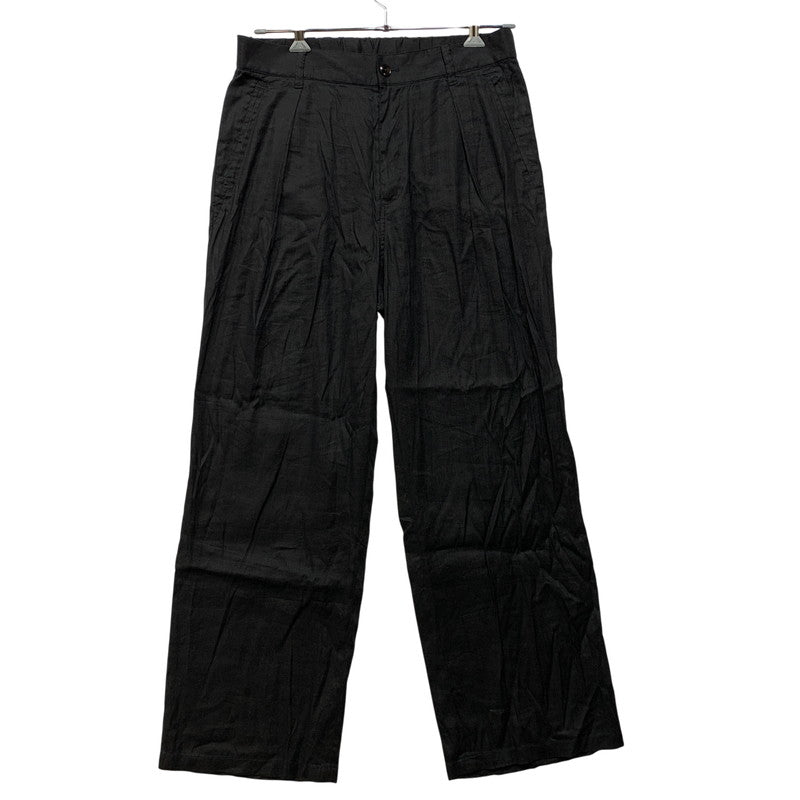 【中古品】【メンズ】 EDIFICE エディフィス 25-030-300-8008 TYPEWRITER EASY PANTS タイプライター イージー パンツ ボトムス 158-260831-kh-06-izu サイズ：L カラー：ブラック 万代Net店
