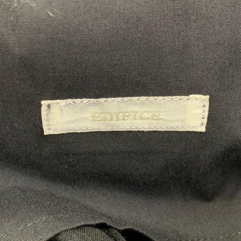 【中古品】【メンズ】 EDIFICE エディフィス 25-030-300-8008 TYPEWRITER EASY PANTS タイプライター イージー パンツ ボトムス 158-260831-kh-06-izu サイズ：L カラー：ブラック 万代Net店