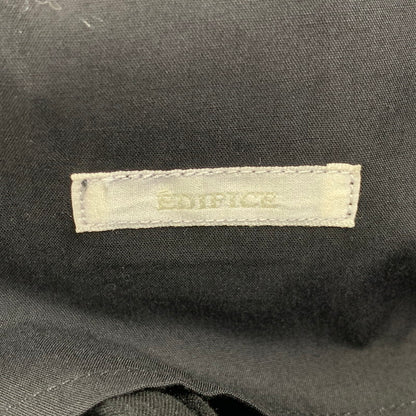 【中古品】【メンズ】 EDIFICE エディフィス 25-030-300-8008 TYPEWRITER EASY PANTS タイプライター イージー パンツ ボトムス 158-260831-kh-06-izu サイズ：L カラー：ブラック 万代Net店