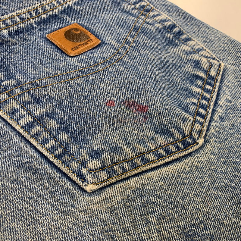 【中古品】【メンズ】 CARHARTT カーハート DENIM PANTS デニム パンツ ボトムス ズボン 157-260828-cs-01-izu サイズ：不明 カラー：インディゴ 万代Net店