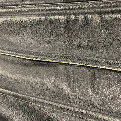 【現状渡し品】【メンズ】 USED 韓国製 YKK ZIP SHEEPLEATHER RIDERS JACKET シープレザー ライダース ジャケット アウター 146-260828-cs-10-izu サイズ：M カラー：ブラック 万代Net店