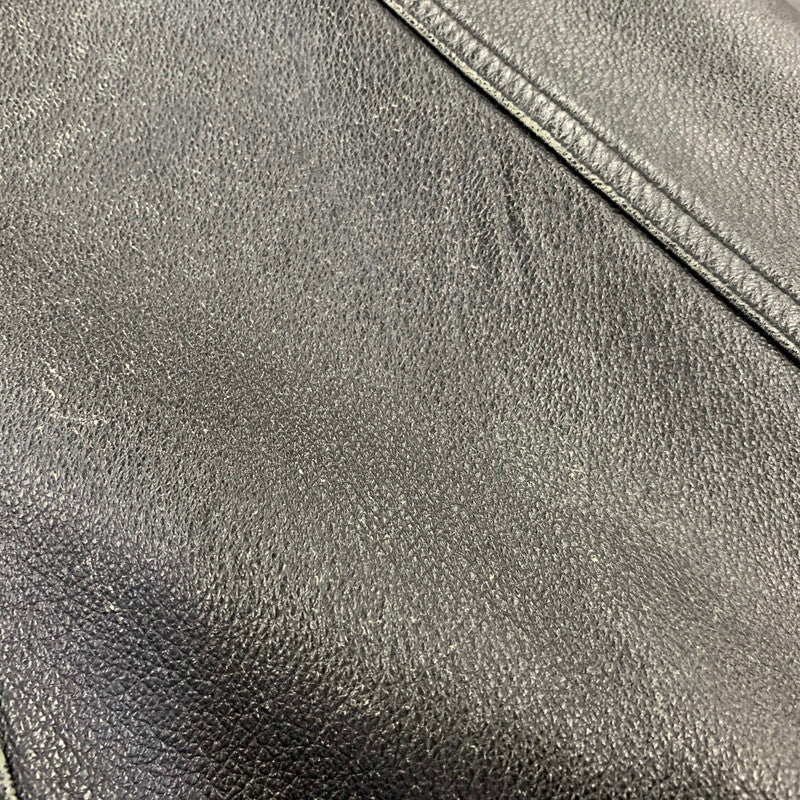 【現状渡し品】【メンズ】 USED 韓国製 YKK ZIP SHEEPLEATHER RIDERS JACKET シープレザー ライダース ジャケット アウター 146-260828-cs-10-izu サイズ：M カラー：ブラック 万代Net店