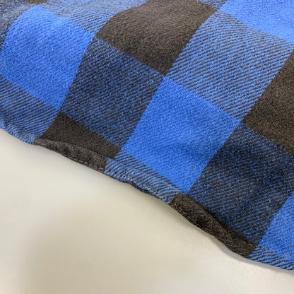 【中古品】【メンズ】 OSHKOSH オシュコシュ B'GOSH ビゴッシュ USA製 BUFFALO CHECK HEAVY FLANNEL SHIRT バッファロー チェック ヘビー フランネル シャツ トップス 長袖 146-260828-cs-07-izu サイズ：不明 カラー：ブラック×ブルー 万代Net店