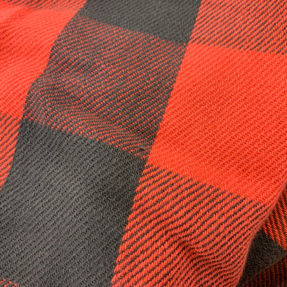 【中古品】【メンズ】 OSHKOSH B'GOSH オシュコシュ ビゴッシュ USA製 BUFFALO CHECK HEAVY FLANNEL SHIRT バッファロー チェック ヘビー フランネル シャツ トップス 146-260831-kh-08-izu カラー：レッド×ブラック 万代Net店