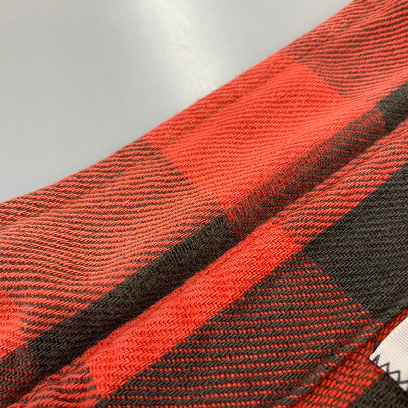 【中古品】【メンズ】 OSHKOSH B'GOSH オシュコシュ ビゴッシュ USA製 BUFFALO CHECK HEAVY FLANNEL SHIRT バッファロー チェック ヘビー フランネル シャツ トップス 146-260831-kh-08-izu カラー：レッド×ブラック 万代Net店