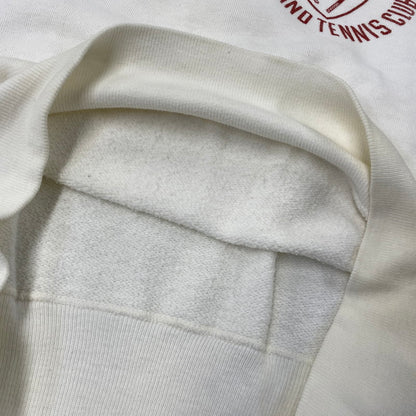 【中古品】【メンズ】 CHAMPION チャンピオン 小文字ランタグ 50-60S FAIRLAWN HALF ZIP POLO SWEATSHIRT フェアローン ハーフ ジップ ポロ スウェットシャツ トップス 146-260827-yn-17-izu サイズ：L カラー：ホワイト 万代Net店