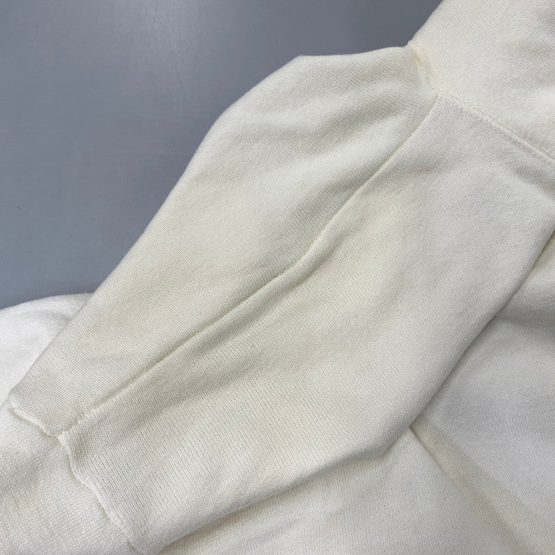 【中古品】【メンズ】 CHAMPION チャンピオン 小文字ランタグ 50-60S FAIRLAWN HALF ZIP POLO SWEATSHIRT フェアローン ハーフ ジップ ポロ スウェットシャツ トップス 146-260827-yn-17-izu サイズ：L カラー：ホワイト 万代Net店