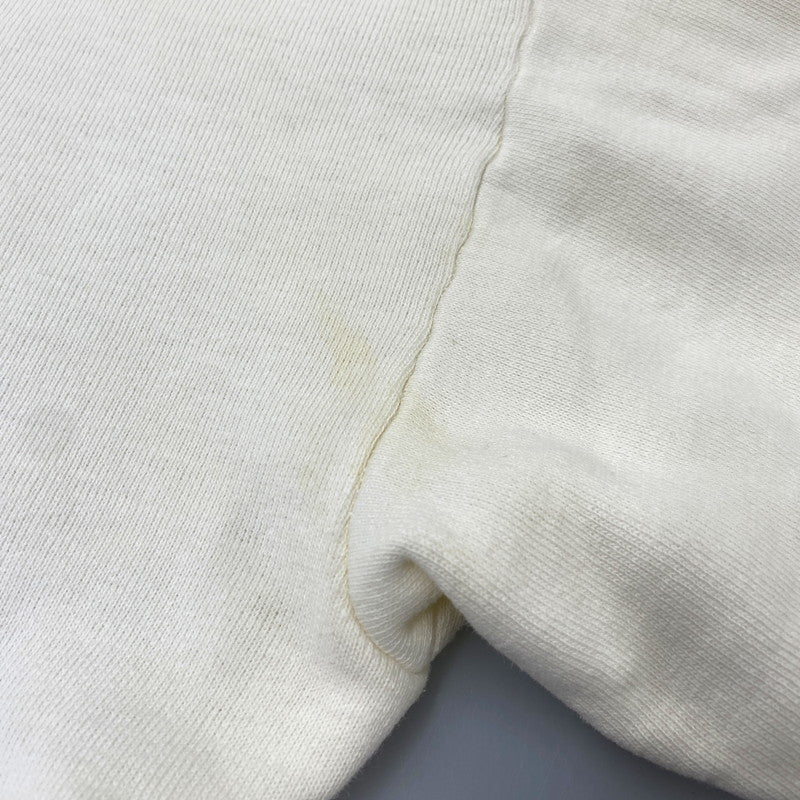 【中古品】【メンズ】 CHAMPION チャンピオン 小文字ランタグ 50-60S FAIRLAWN HALF ZIP POLO SWEATSHIRT フェアローン ハーフ ジップ ポロ スウェットシャツ トップス 146-260827-yn-17-izu サイズ：L カラー：ホワイト 万代Net店