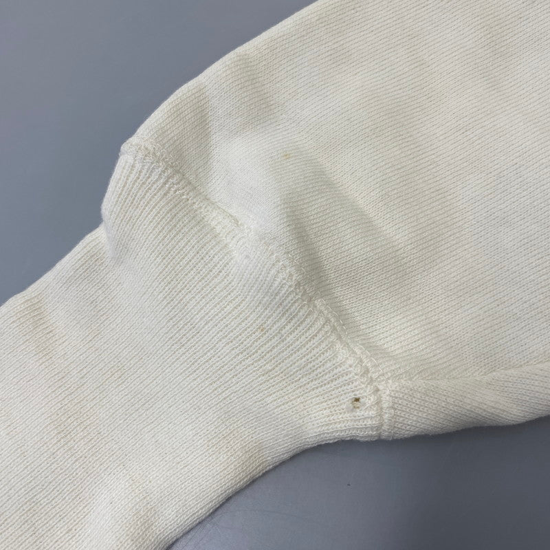 【中古品】【メンズ】 CHAMPION チャンピオン 小文字ランタグ 50-60S FAIRLAWN HALF ZIP POLO SWEATSHIRT フェアローン ハーフ ジップ ポロ スウェットシャツ トップス 146-260827-yn-17-izu サイズ：L カラー：ホワイト 万代Net店