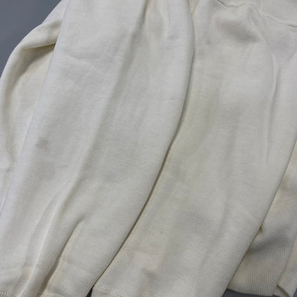 【中古品】【メンズ】 CHAMPION チャンピオン 小文字ランタグ 50-60S FAIRLAWN HALF ZIP POLO SWEATSHIRT フェアローン ハーフ ジップ ポロ スウェットシャツ トップス 146-260827-yn-17-izu サイズ：L カラー：ホワイト 万代Net店