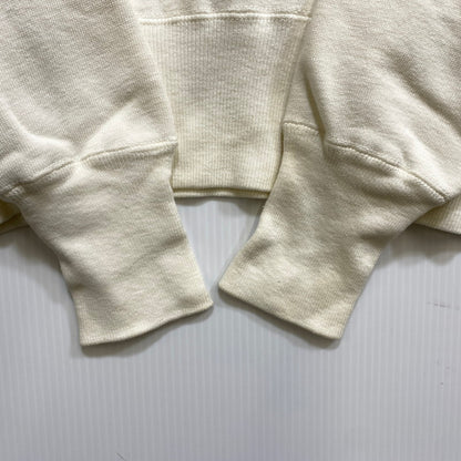 【中古品】【メンズ】 CHAMPION チャンピオン 小文字ランタグ 50-60S FAIRLAWN HALF ZIP POLO SWEATSHIRT フェアローン ハーフ ジップ ポロ スウェットシャツ トップス 146-260827-yn-17-izu サイズ：L カラー：ホワイト 万代Net店