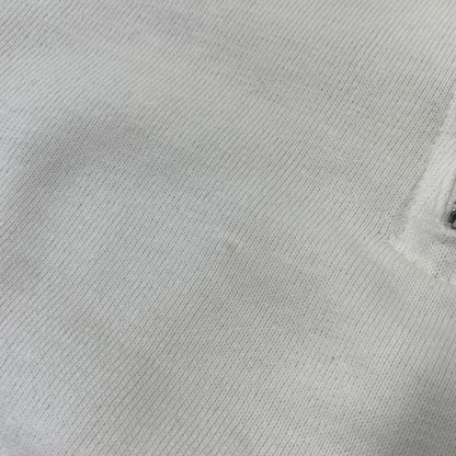 【中古品】【メンズ】 CHAMPION チャンピオン 小文字ランタグ 50-60S FAIRLAWN HALF ZIP POLO SWEATSHIRT フェアローン ハーフ ジップ ポロ スウェットシャツ トップス 146-260827-yn-17-izu サイズ：L カラー：ホワイト 万代Net店