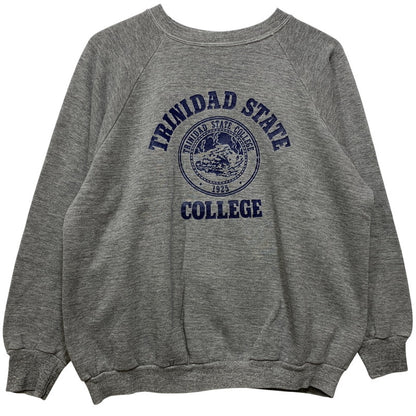 【中古品】【メンズ】 VINTAGE ヴィンテージ 推定70-80S TRINIDAD STATE RAGLAN SWEATSHIRT トリニダード ステート ラグラン スウェット シャツ 146-260827-yn-06-izu サイズ：不明 カラー：グレー 万代Net店