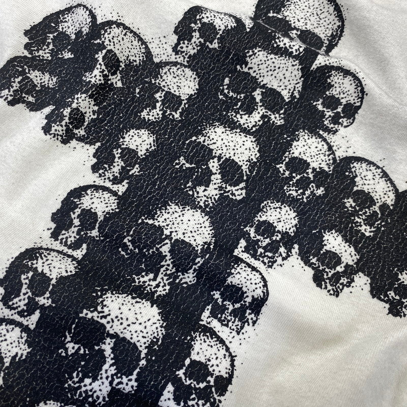 【現状渡し品】【メンズ】 DEVIL KIM デビルキム WOUND ZIP LONG SLEEVE ジップ ロングスリーブ Tシャツ トップス 141-260817-kh-01-izu サイズ：S カラー：ホワイト系 万代Net店