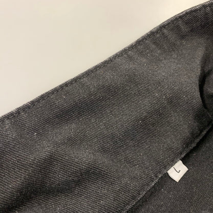 【中古品】【メンズ】 USED CUSTOM DENIM JACKET カスタム デニム ジャケット アウター 147-260828-cs-08-izu サイズ：L カラー：ブラック 万代Net店