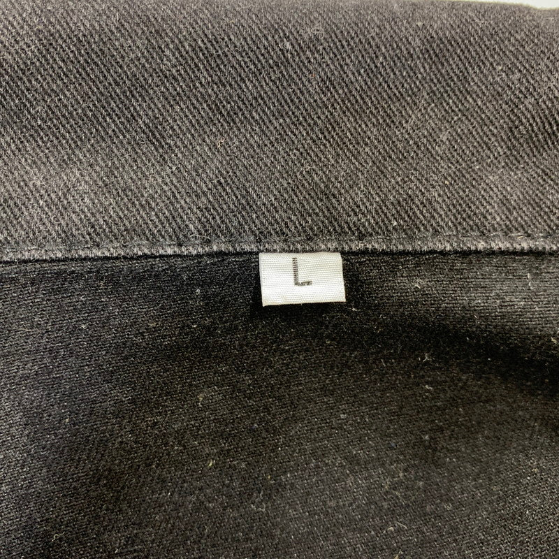 【中古品】【メンズ】 USED CUSTOM DENIM JACKET カスタム デニム ジャケット アウター 147-260828-cs-08-izu サイズ：L カラー：ブラック 万代Net店
