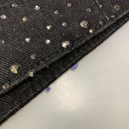 【中古品】【メンズ】 USED CUSTOM DENIM JACKET カスタム デニム ジャケット アウター 147-260828-cs-08-izu サイズ：L カラー：ブラック 万代Net店