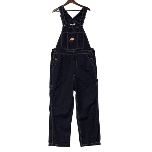 【中古品】【メンズ】 SUPREME シュプリーム×NIKE ナイキ AR5575-010 18AW COTTON TWILL OVERALLS コットン ツイル オーバーオール 149-260818-cs-11-izu サイズ：M カラー：ネイビー系 万代Net店