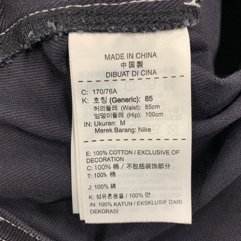 【中古品】【メンズ】 SUPREME シュプリーム×NIKE ナイキ AR5575-010 18AW COTTON TWILL OVERALLS コットン ツイル オーバーオール 149-260818-cs-11-izu サイズ：M カラー：ネイビー系 万代Net店