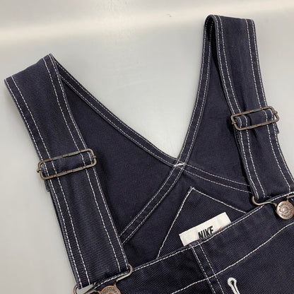 【中古品】【メンズ】 SUPREME シュプリーム×NIKE ナイキ AR5575-010 18AW COTTON TWILL OVERALLS コットン ツイル オーバーオール 149-260818-cs-11-izu サイズ：M カラー：ネイビー系 万代Net店
