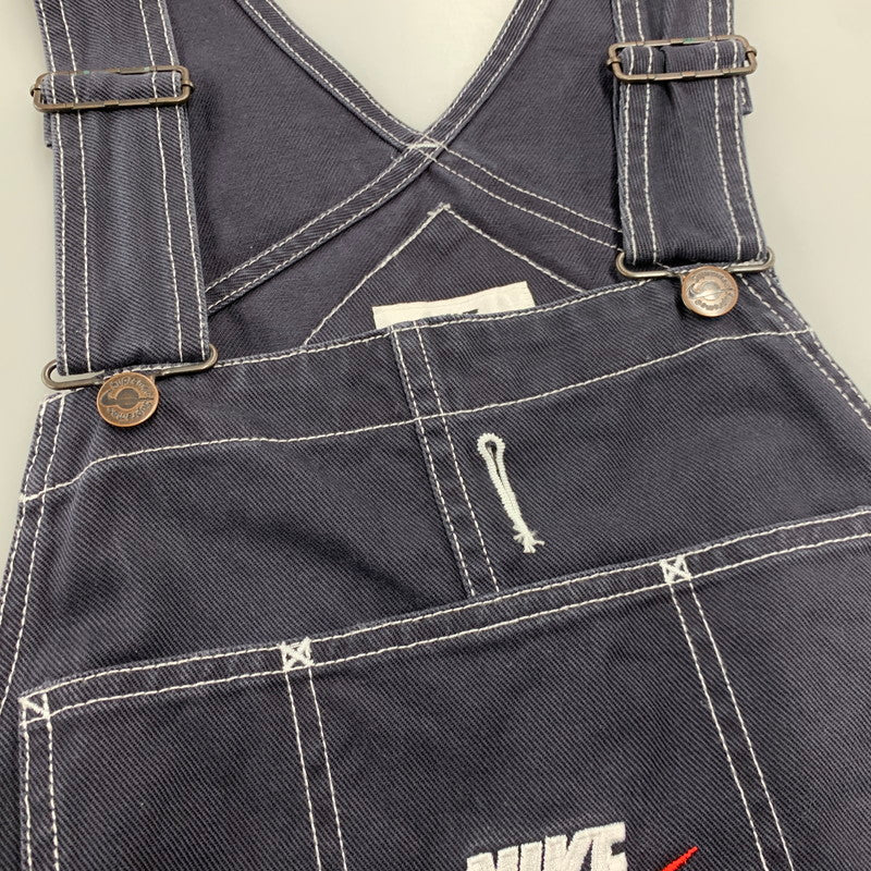 【中古品】【メンズ】 SUPREME シュプリーム×NIKE ナイキ AR5575-010 18AW COTTON TWILL OVERALLS コットン ツイル オーバーオール 149-260818-cs-11-izu サイズ：M カラー：ネイビー系 万代Net店
