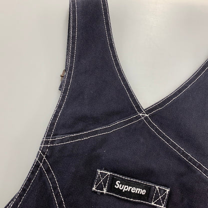 【中古品】【メンズ】 SUPREME シュプリーム×NIKE ナイキ AR5575-010 18AW COTTON TWILL OVERALLS コットン ツイル オーバーオール 149-260818-cs-11-izu サイズ：M カラー：ネイビー系 万代Net店