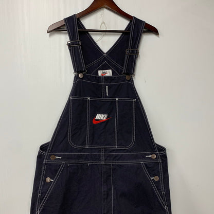 【中古品】【メンズ】 SUPREME シュプリーム×NIKE ナイキ AR5575-010 18AW COTTON TWILL OVERALLS コットン ツイル オーバーオール 149-260818-cs-11-izu サイズ：M カラー：ネイビー系 万代Net店