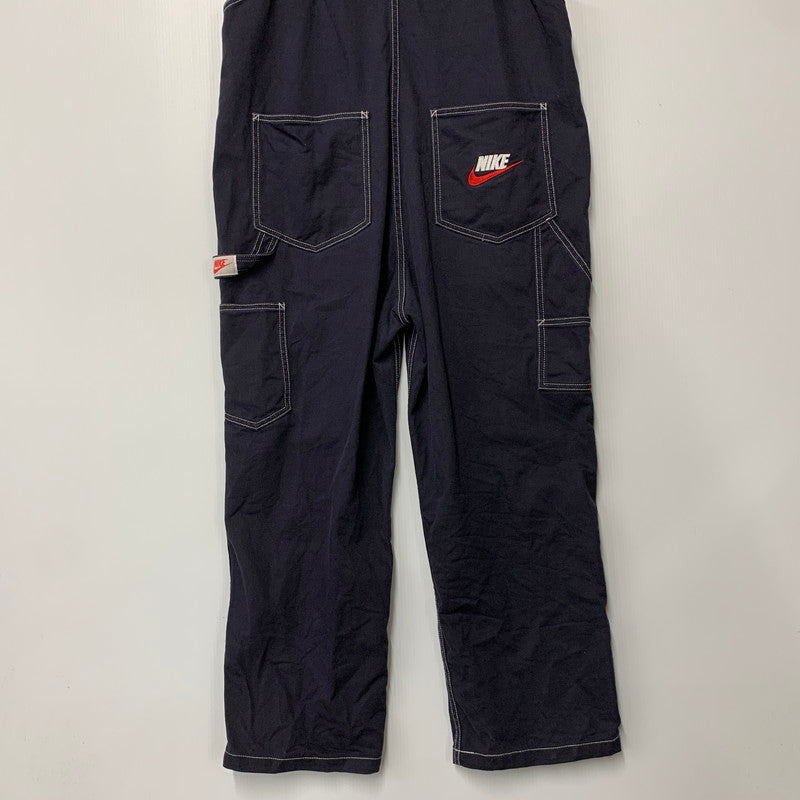 【中古品】【メンズ】 SUPREME シュプリーム×NIKE ナイキ AR5575-010 18AW COTTON TWILL OVERALLS コットン ツイル オーバーオール 149-260818-cs-11-izu サイズ：M カラー：ネイビー系 万代Net店
