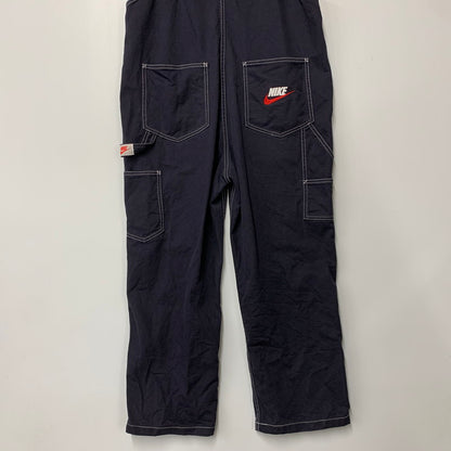 【中古品】【メンズ】 SUPREME シュプリーム×NIKE ナイキ AR5575-010 18AW COTTON TWILL OVERALLS コットン ツイル オーバーオール 149-260818-cs-11-izu サイズ：M カラー：ネイビー系 万代Net店
